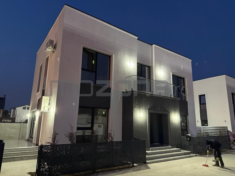 Vila individuala, 4 camere, finisata complet, toate utilitatile, comision 0%.